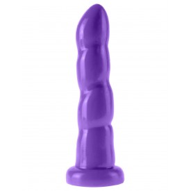 Фиолетовый стимулятор на присоске 6" Twister - 18,4 см.