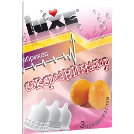 Презервативы Luxe "Сексреаниматор" с ароматом абрикоса - 3 шт.